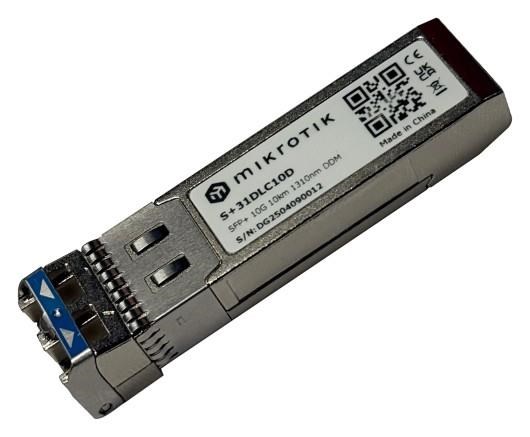 MikroTik SFP+ (miniGBIC) modul S+31DLC10D,  SM,  10km,  10G0 