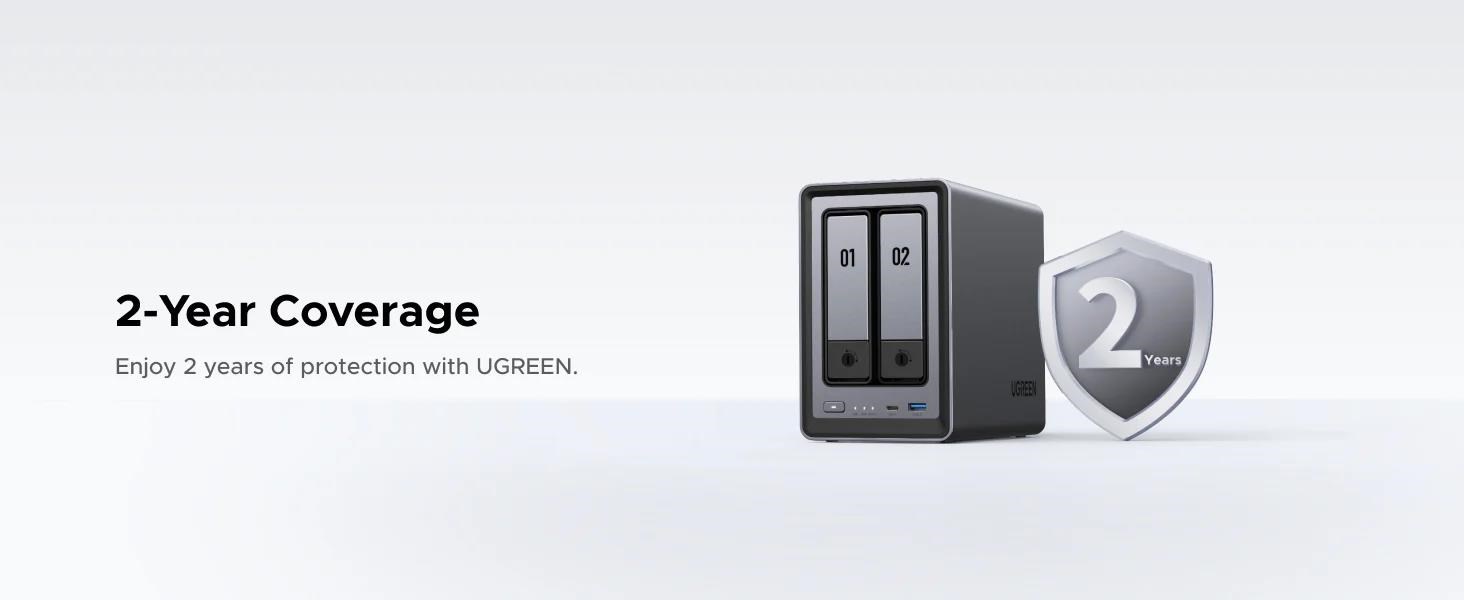 UGREEN NASync DXP2800 (4C/ IntelN100/ 3, 4GHz/ 8GBRAM/ 2xSATA/ 2xM.2/ 1x2, 5GbE/ 2xUSB2.0/ 2xUSB3.2/ 1xUSB-C/ HDMI)8 