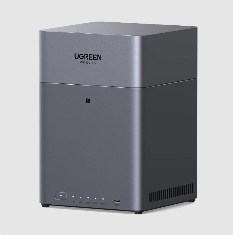 UGREEN NASync DH4300plus (2x4C/ RockchipA76+A55/ 2, 0GHz/ 8GBRAM/ 4xSATA/ 1x2, 5GbE/ 2xUSB3.2/ 1xUSB-C/ HDMI)0 