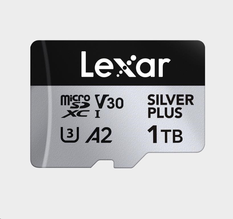 Lexar 1TGB H-P Silver Plus microSDXC s adp C10 A2