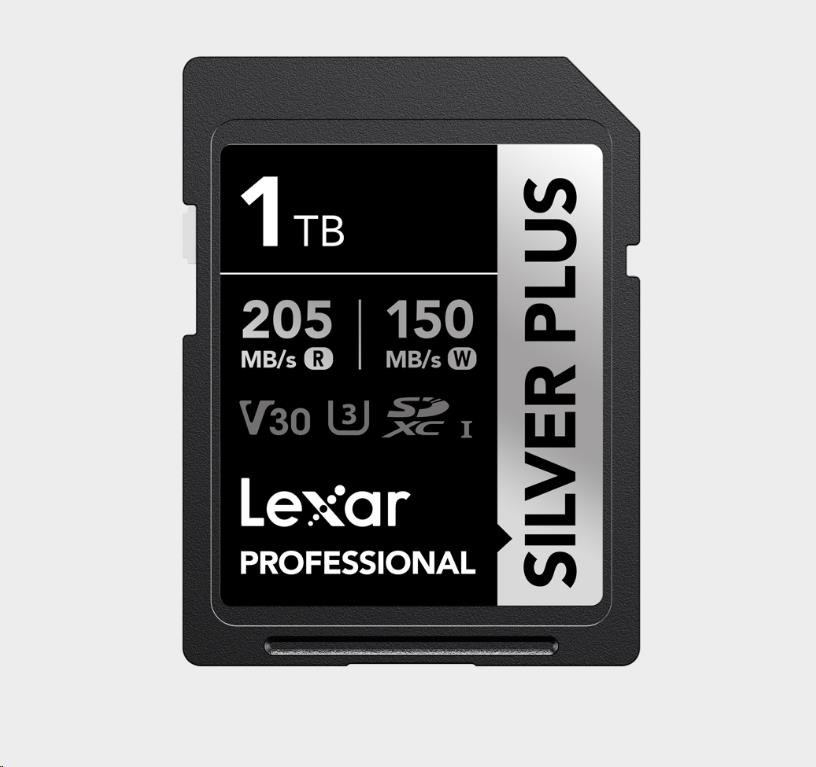 Lexar 1TB Pro SILVER PLUS SDXC C10 V30 U3