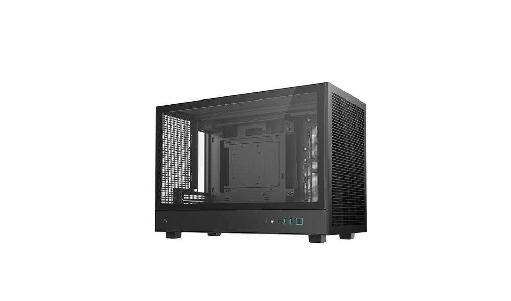 DEEPCOOL Case CH260,  mATX,  Průhledná bočnice,  černá2 