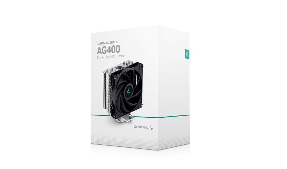 DEEPCOOL CPU Chladič AG400,  1x120mm,  LGA1851,  AM5,  černá9 