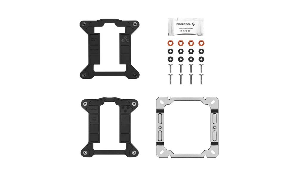 DEEPCOOL CPU Chladič AG400,  1x120mm,  LGA1851,  AM5,  černá8 