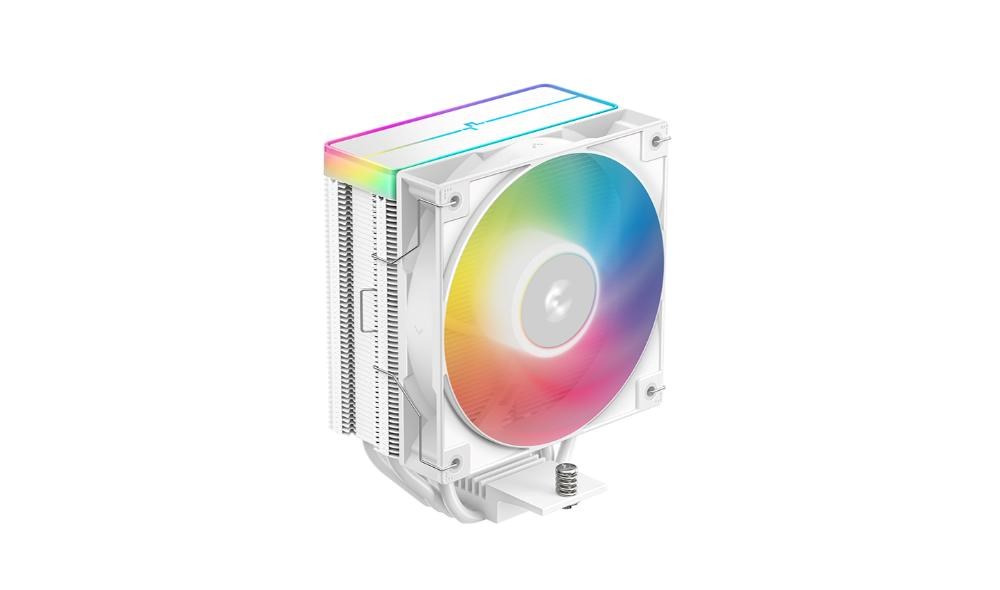 DEEPCOOL CPU Chladič AG400 WH ARGB V2,  1x120mm,  LGA1851,  AM5,  bílá1 
