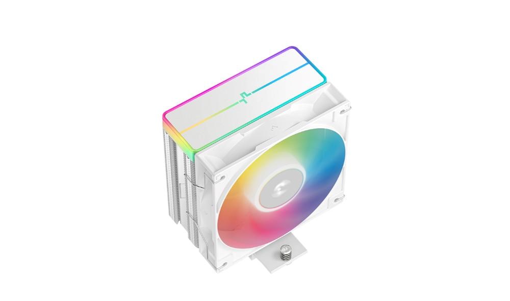 DEEPCOOL CPU Chladič AG400 WH ARGB V2,  1x120mm,  LGA1851,  AM5,  bílá3 