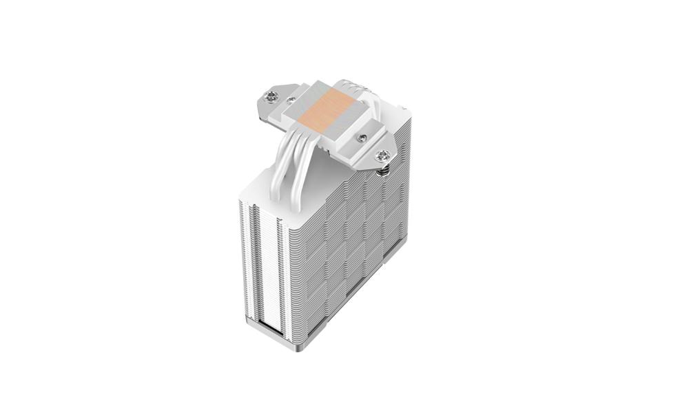 DEEPCOOL CPU Chladič AK400 WH,  1x120mm,  LGA1851,  AM5,  bílá5 