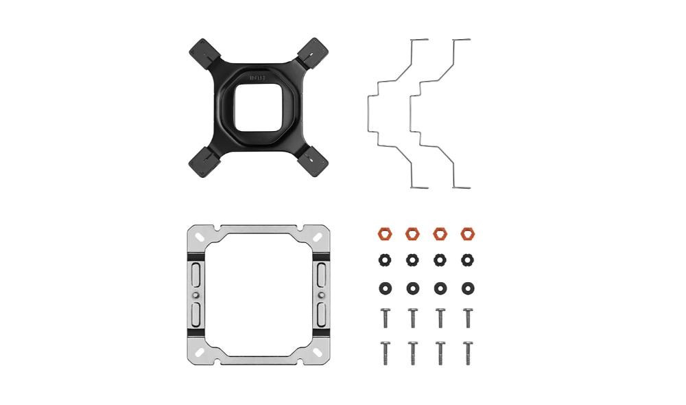 DEEPCOOL CPU Chladič AK400 WH,  1x120mm,  LGA1851,  AM5,  bílá8 
