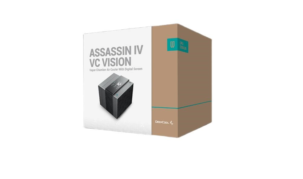 DEEPCOOL CPU Chladič ASSASSIN IV VC VISION,  1x120mm,  1x140mm,  LGA2066,  AM5,  černá10 