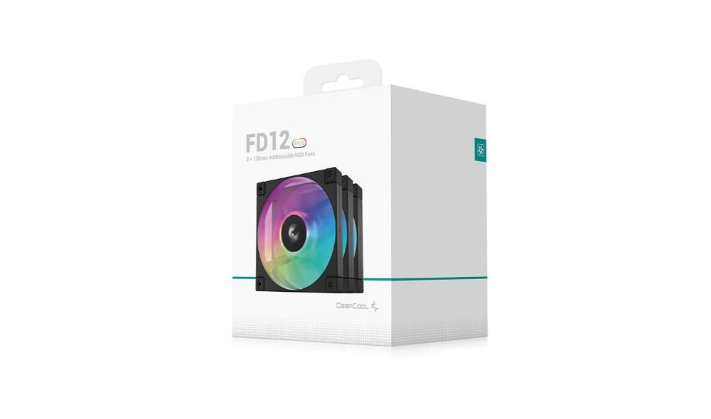 DEEPCOOL Ventilátor FD12 ARGB 3v1,  3x120mm,  ARGB,  černá8 