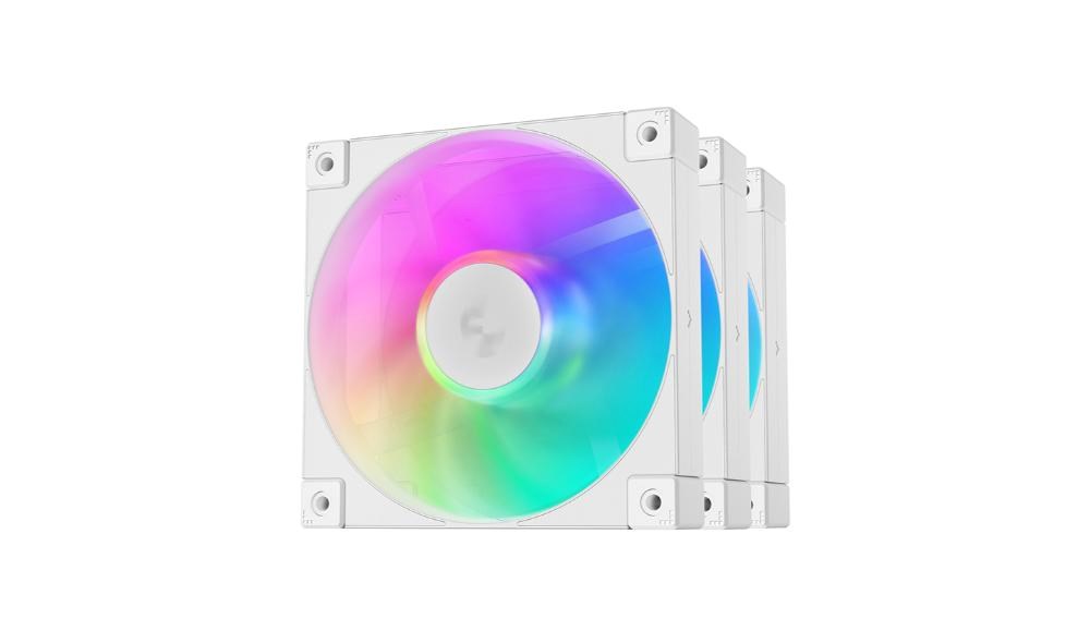 DEEPCOOL Ventilátor FD12 ARGB WH 3v1,  3x120mm,  ARGB,  bílá0 