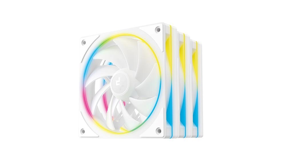 DEEPCOOL Ventilátor FL12 SE WH 3v1,  3x 120mm,  ARGB,  bílá0 