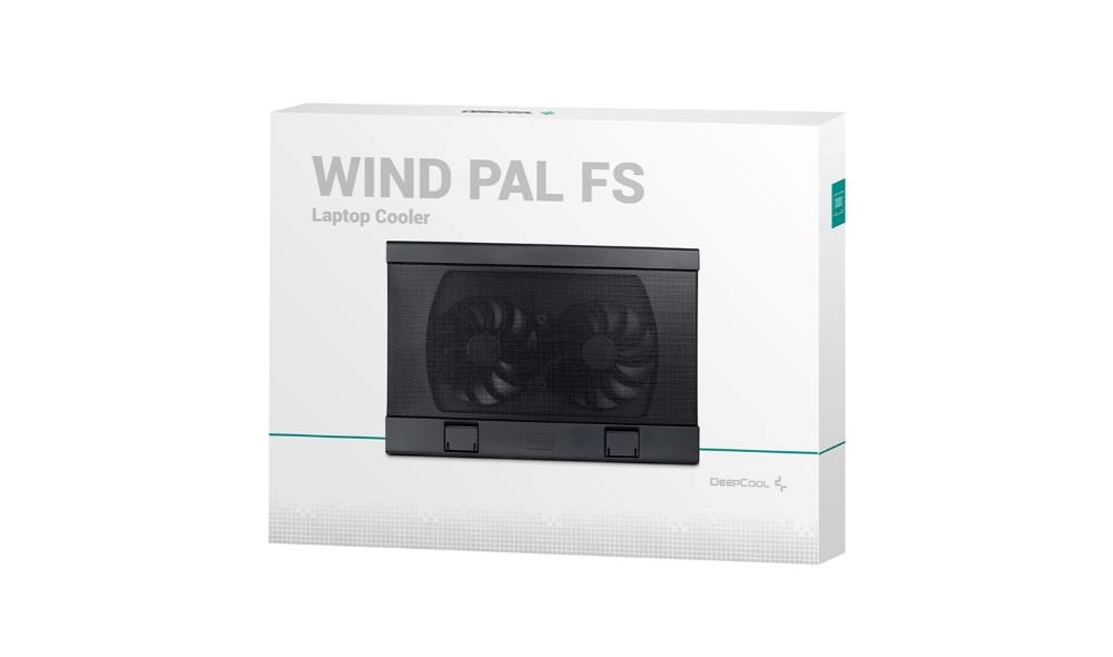 DEEPCOOL Chladící podložka WIND PAL FS,  pod notebook,  černá10 