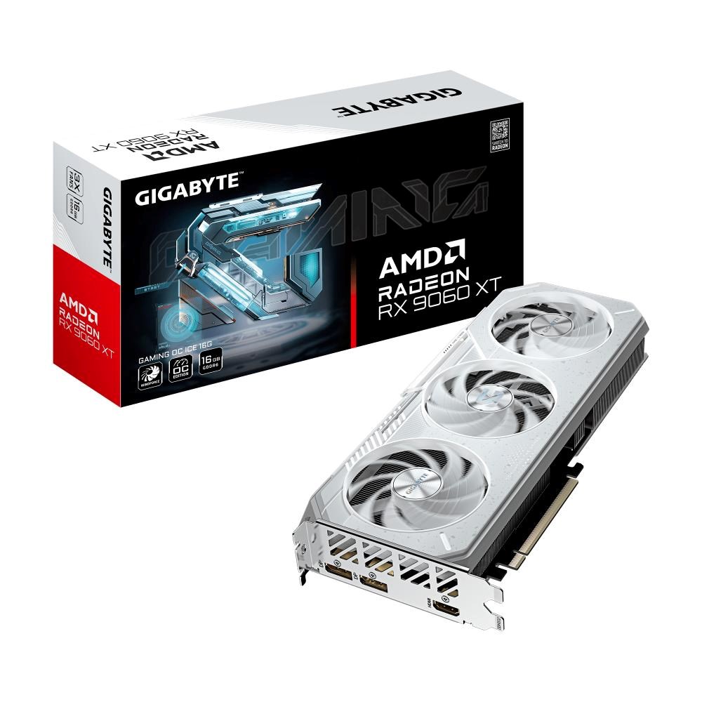 GIGABYTE Radeon RX 9060 XT ICE/ Gaming/ OC/ 16GB/ GDDR6