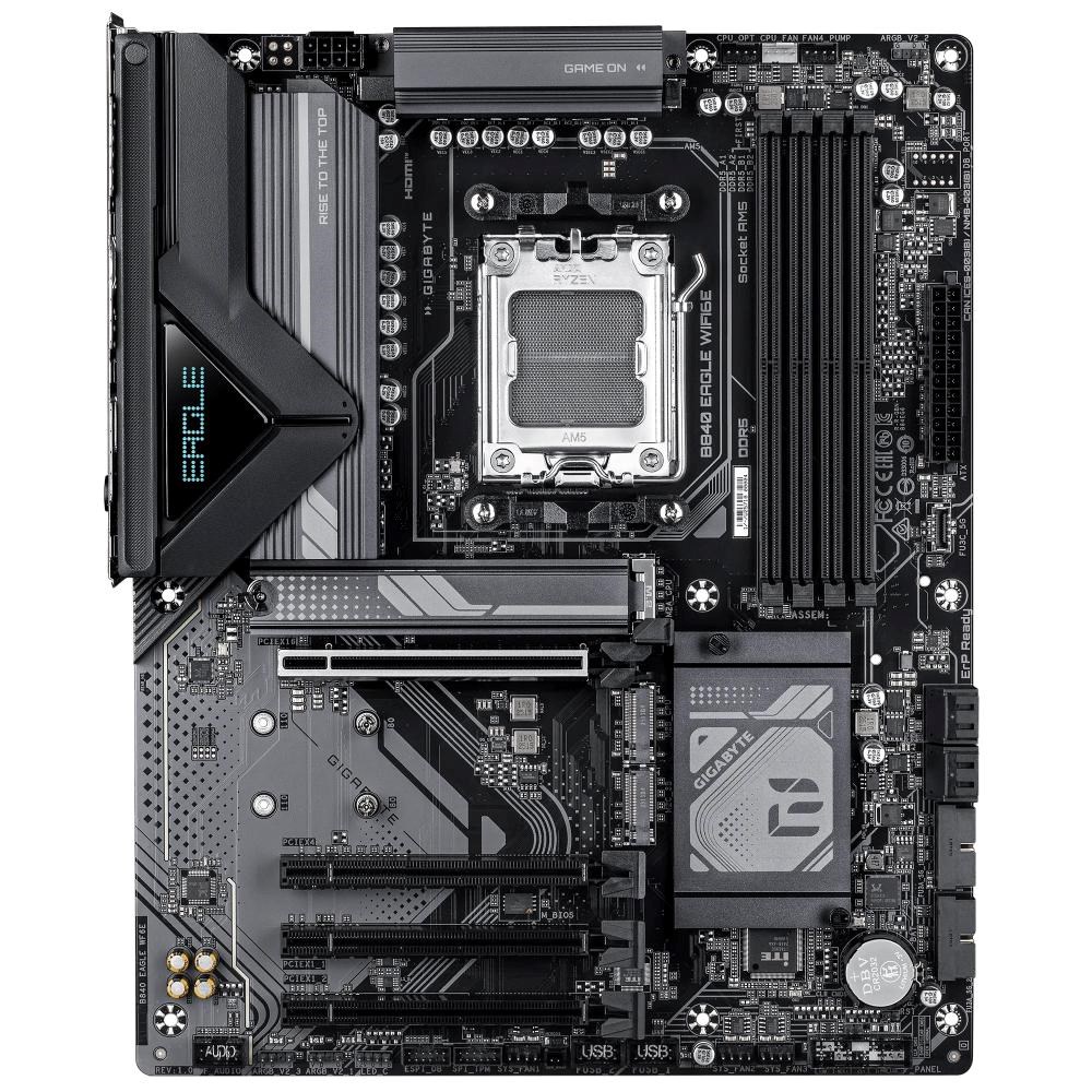 GIGABYTE MB Sc AM5 B840 EAGLE WF6E,  AMD B840,  4xDDR5,  Wifi,  DP,  HDMI,  ATX2 