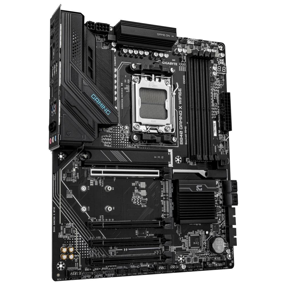 GIGABYTE MB Sc AM5 B840 GAMING X WF6E,  AMD B840,  4xDDR5,  WIFI,  DP,  HDMI,  ATX1 