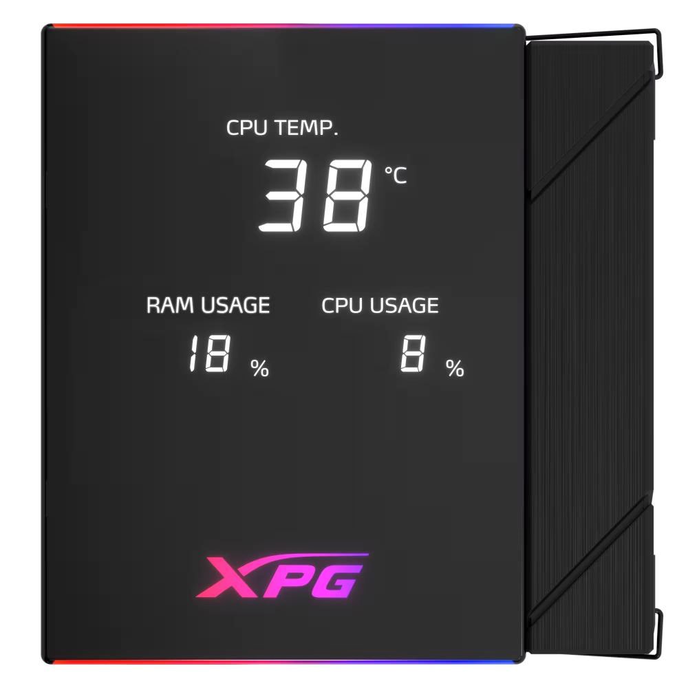 ADATA XPG Chladič CPU MAESTRO PLUS 62DA,  2x120 mm,  ARGB,  LGA 1851,  AM5,  černá6 
