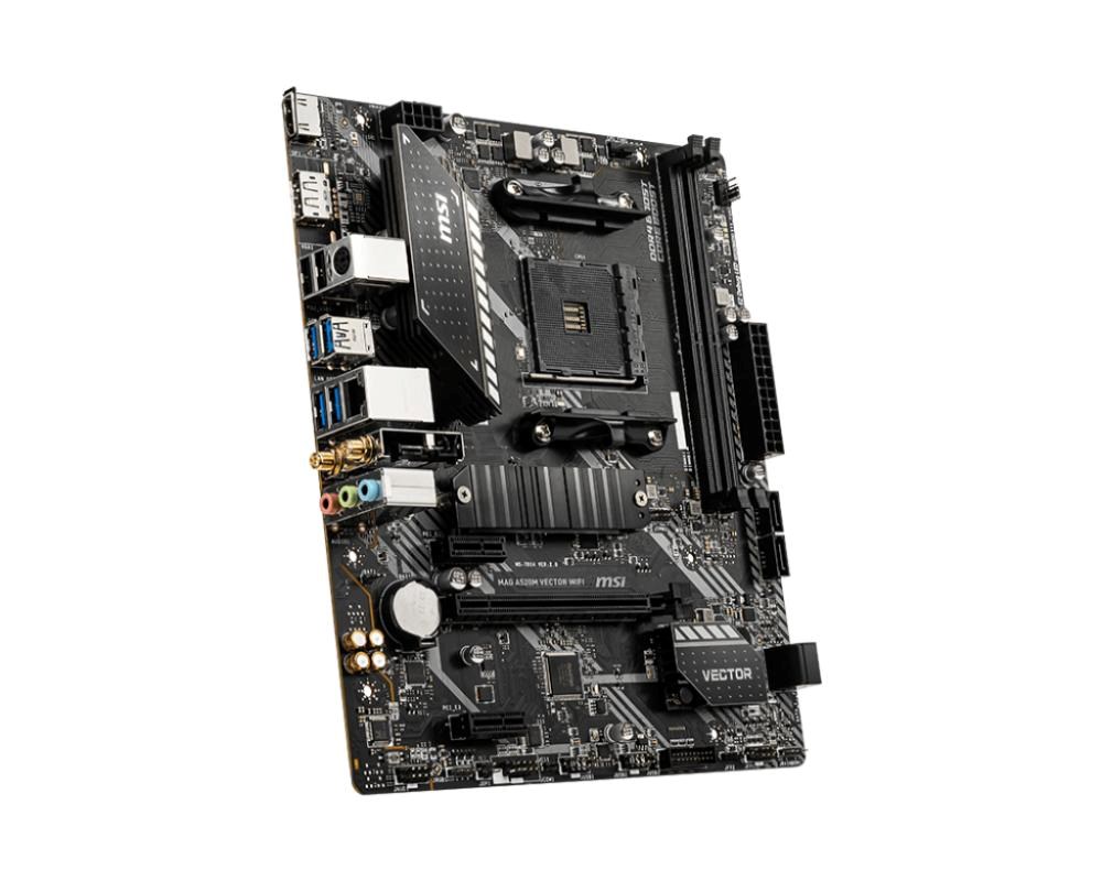 MSI MB Sc AM4 MAG A520M VECTOR WIFI,  AMD A520,  2x DDR4,  WiFi,  1x DP,  1x HDMI,  m-ATX3 
