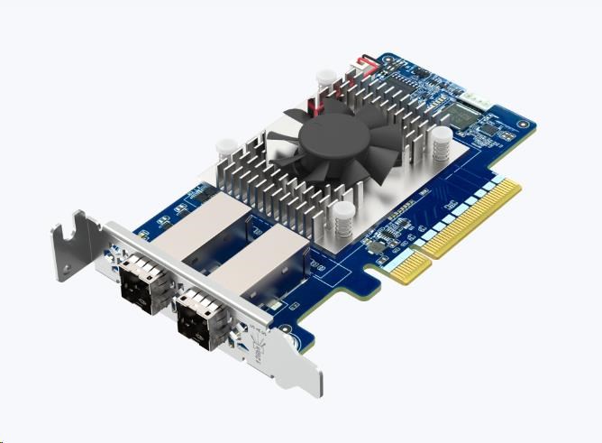 QNAP QXP-830S-3808 externí rozšiřující PCIe SAS karta 12Gb/ s,  SATA 6Gb/ s,  PCIe Gen4 x8,  2x SFF-86440 