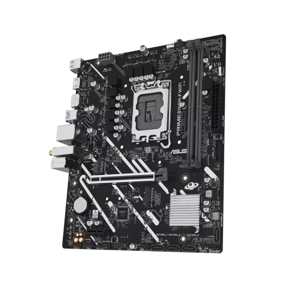 ASUS MB Sc LGA1700 PRIME B760M-F WIFI,  Intel B760,  2xDDR5,  WiFi,  1xDP,  1xHDMI,  mATX3 