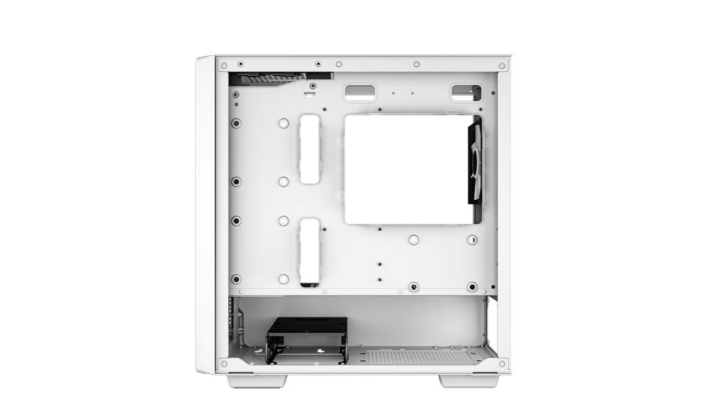 DEEPCOOL Case CC360 WH ARGB,  mATX,  Průhledná bočnice,  3x120mm Fan,  bílá2 
