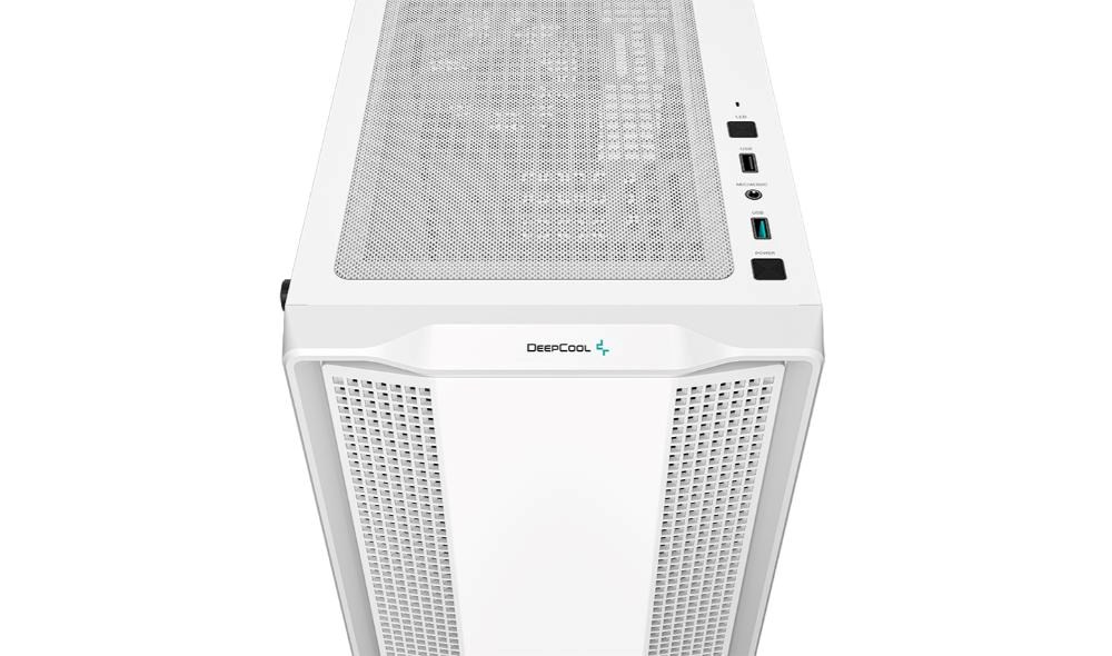 DEEPCOOL Case CC360 WH ARGB,  mATX,  Průhledná bočnice,  3x120mm Fan,  bílá7 
