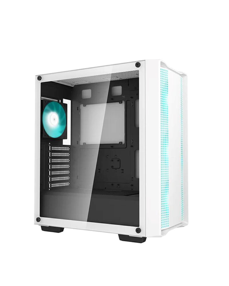 DEEPCOOL Case CC560 WH V2,  ATX,  Průhledná bočnice,  4x120mm Fan,  bílá1 