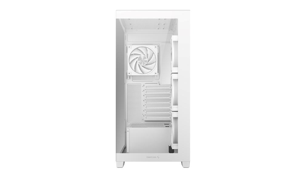 DEEPCOOL Case CG580 4F V2 WH,  ATX,  Průhledná bočnice,  4x120mm ARGB,  bílá1 