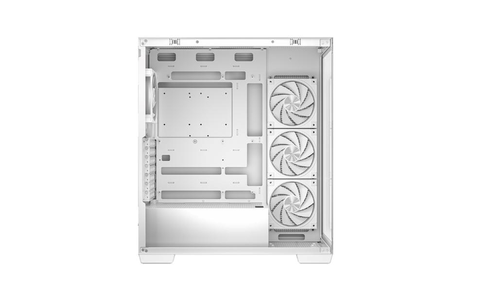 DEEPCOOL Case CG580 4F V2 WH,  ATX,  Průhledná bočnice,  4x120mm ARGB,  bílá5 