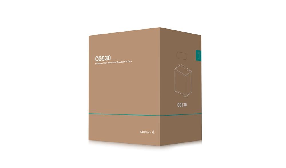 DEEPCOOL Case CG530,  ATX,  Průhledná bočnice,  černá13 