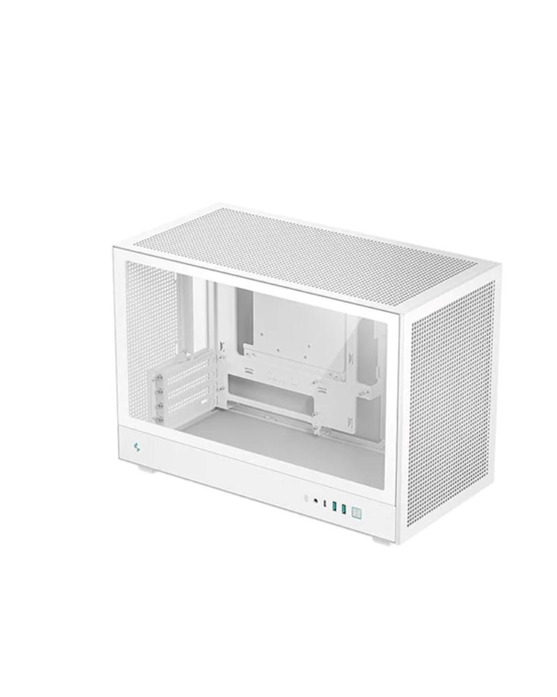DEEPCOOL Case CH260 WH,  mATX,  Průhledná bočnice,  bílá5 