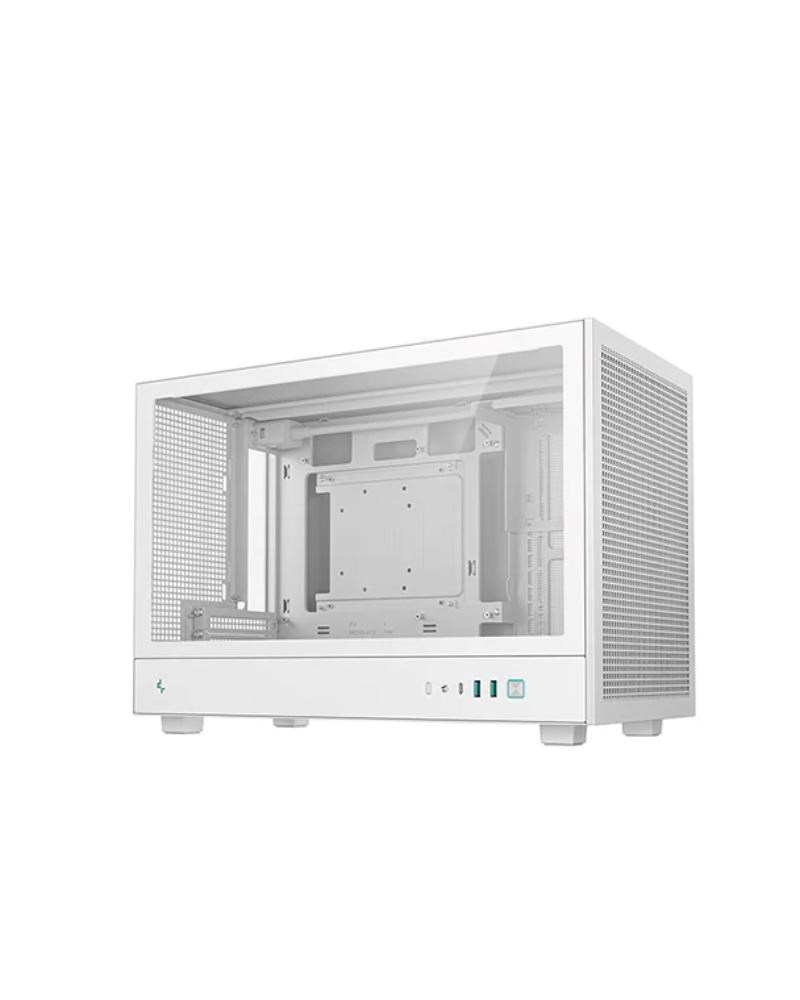 DEEPCOOL Case CH260 WH,  mATX,  Průhledná bočnice,  bílá0 