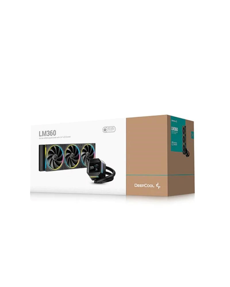 DEEPCOOL Vodní chladič LM360,  ARGB,  3x 120mm,  AM5,  LGA1851,  černá5 