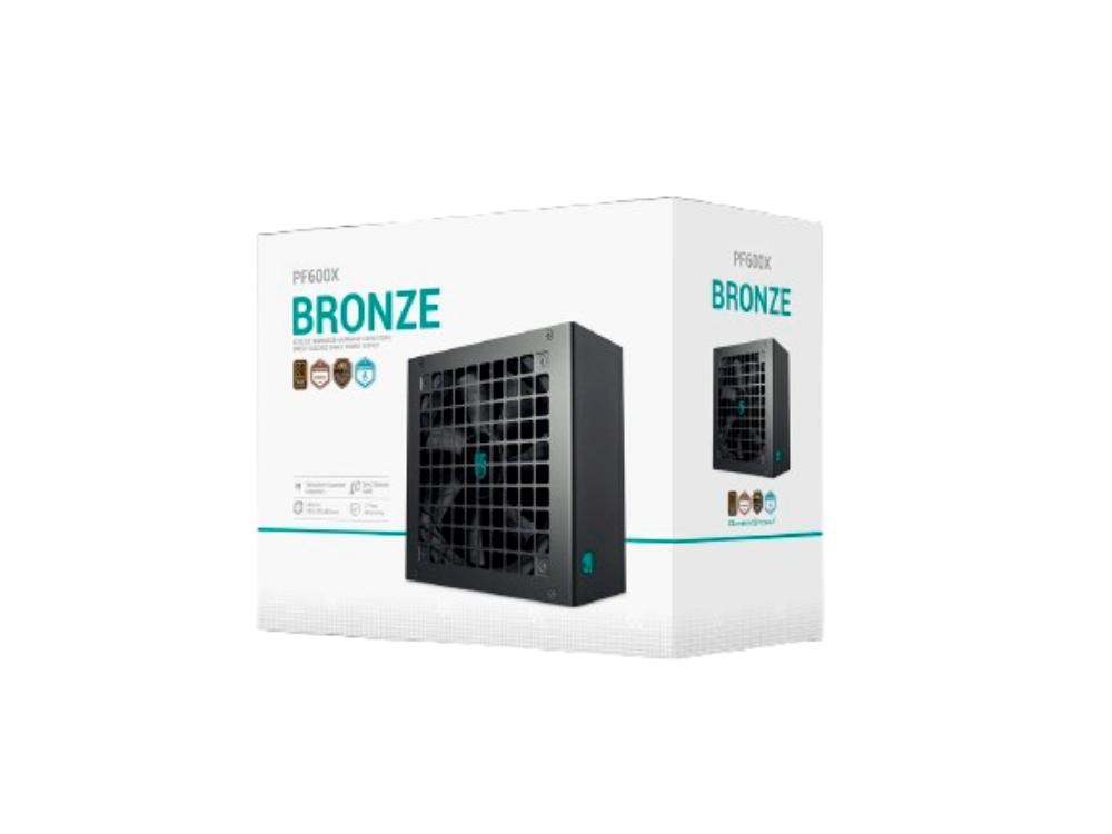 DEEPCOOL GAMERSTORM zdroj 600W PF600X,  120mm,  80+ Bronze,  černá7 