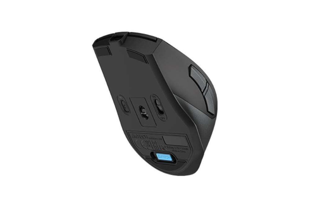 A4tech FB45CS Air2 FStyler,  bezdrátová tichá kancelářská myš,  BT+2, 4GHz,  šedá0 