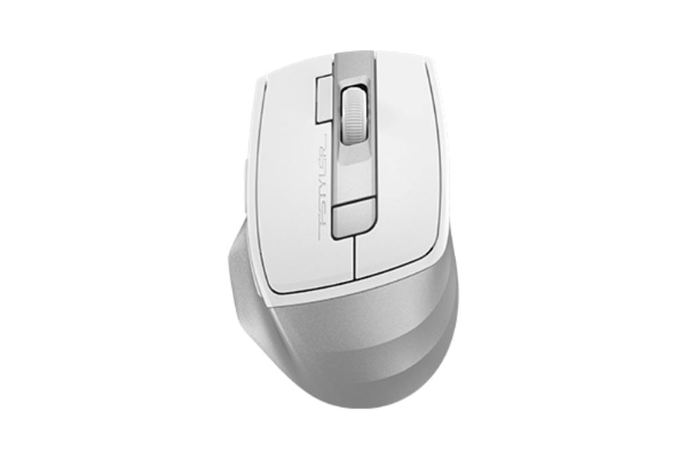 A4tech FB45CS Air2 FStyler,  bezdrátová tichá kancelářská myš,  BT+2, 4GHz,  bílá0 