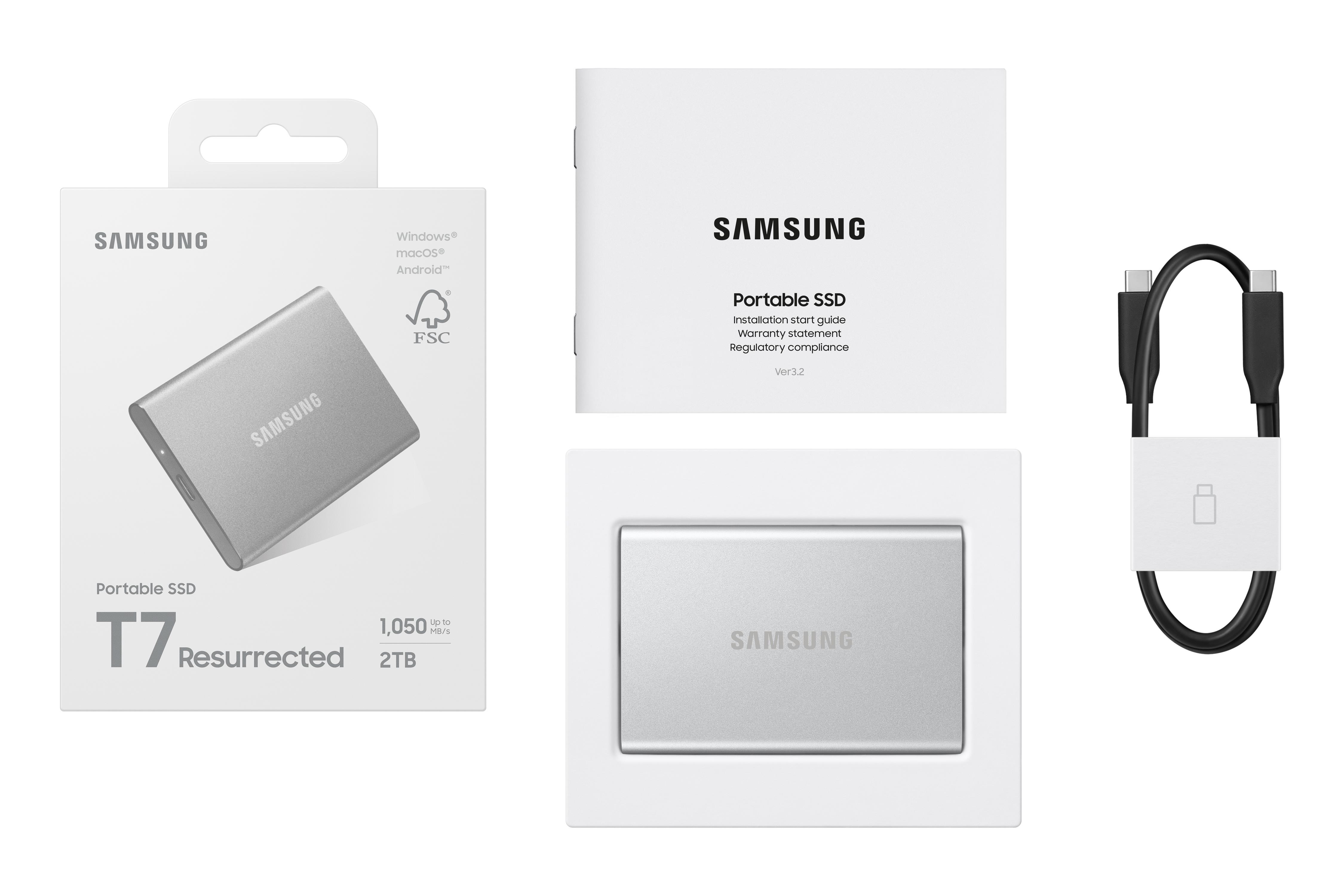 Samsung Externí SSD disk T7 Ressurected - 2TB10 