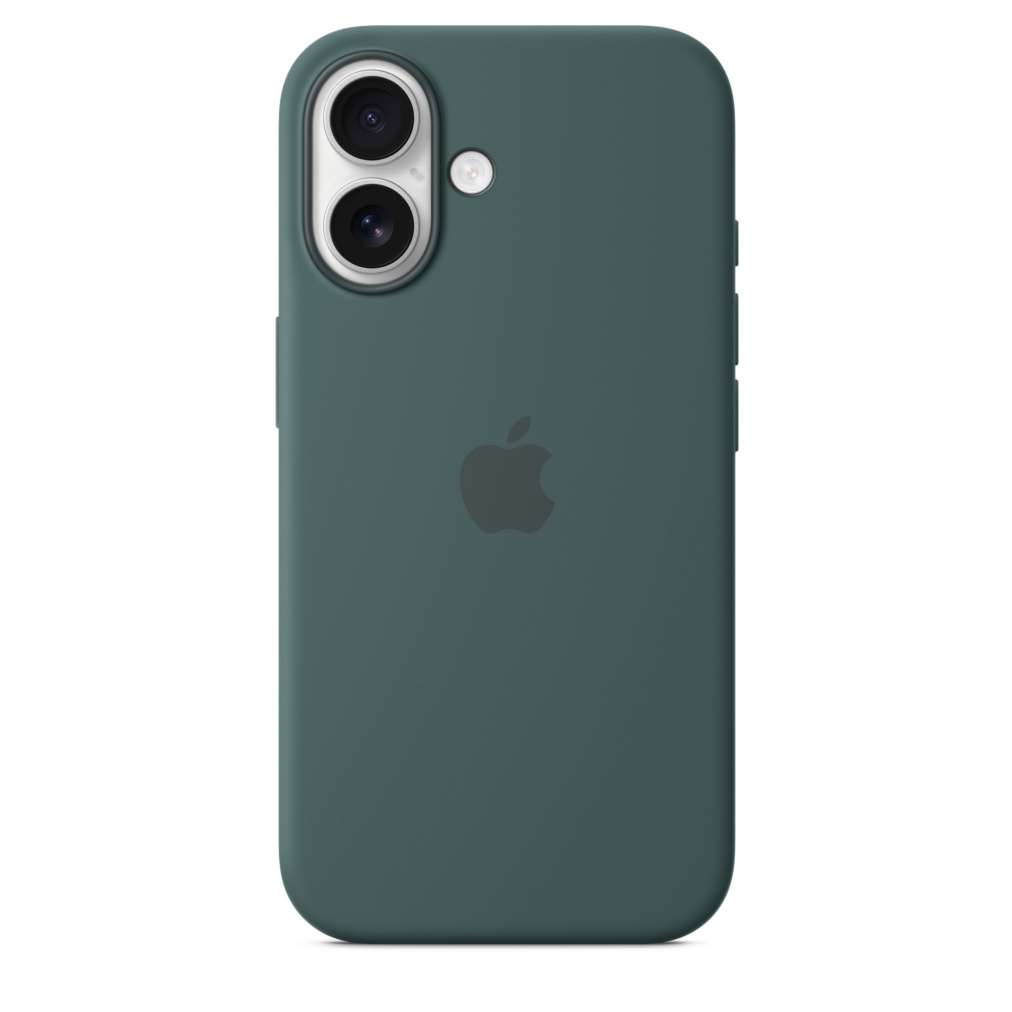iPhone 16 Silicone Case with MS - Lake Green / SK