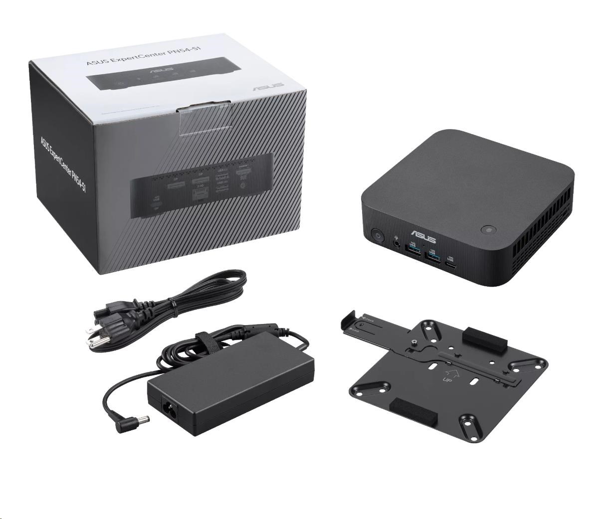 ASUS mini PC ExpertCenter PN54-S1 (PN54-BBR522MNS1),  R5 220,  N/ A,  N/ A,  Radeon 700M,  N/ A,  Black5 
