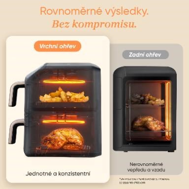 Cosori Turbo Tower Compact horkovzdušná fritéza 8, 6 L černá6 
