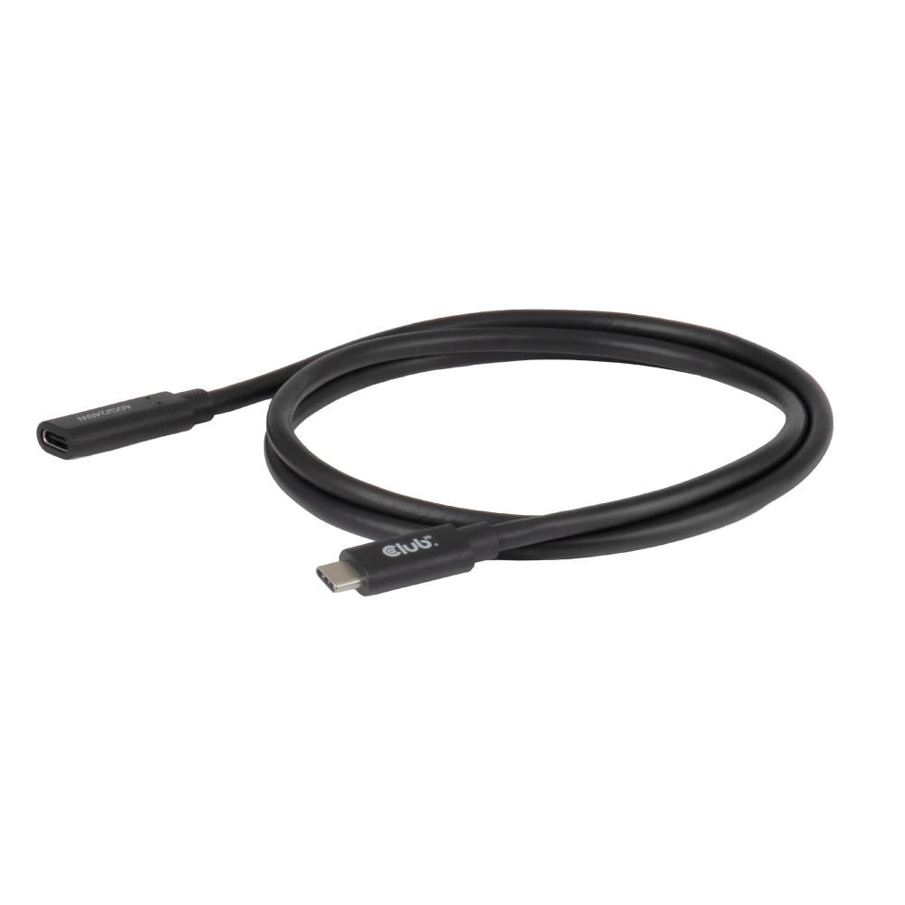Club3D Prodlužovací kabel USB-C 8K60Hz,  40Gbps,  Power Delivery 240W,  (M/ F),  100cm3 