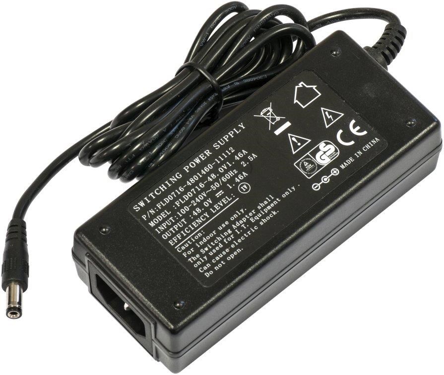 MikroTik napájecí adaptér 48POW,  48V 1.46A 70W,  napájecí kabel0 