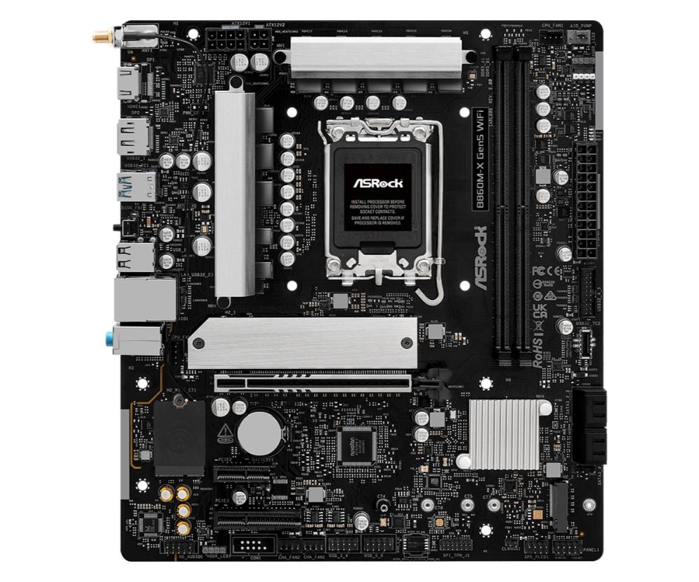 ASRock MB Sc LGA1871 B860M-X Gen5 WiFi,  Intel B860,  2xDDR5,  1xDP,  1xHDMI,  mATX1 