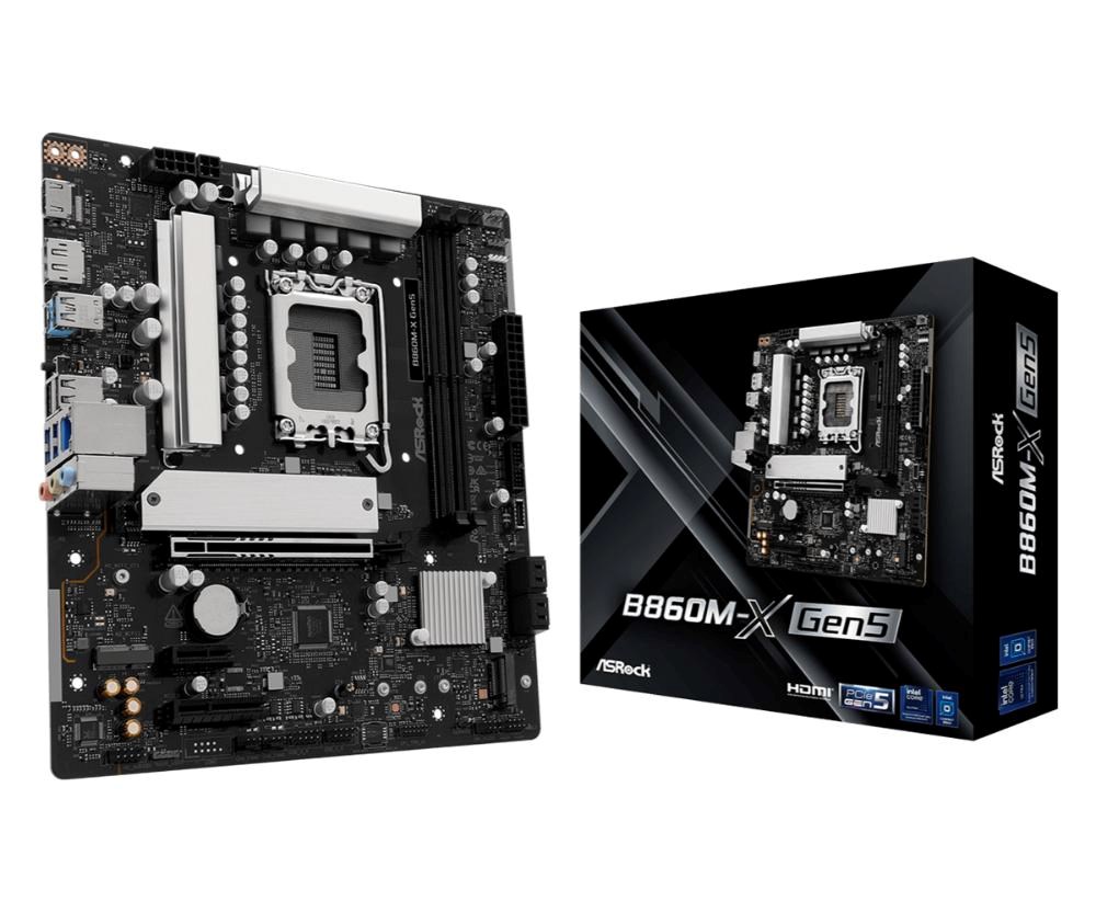 ASRock MB Sc LGA1871 B860M-X Gen5,  Intel B860,  2xDDR5,  1xDP,  1xHDMI,  mATX0 