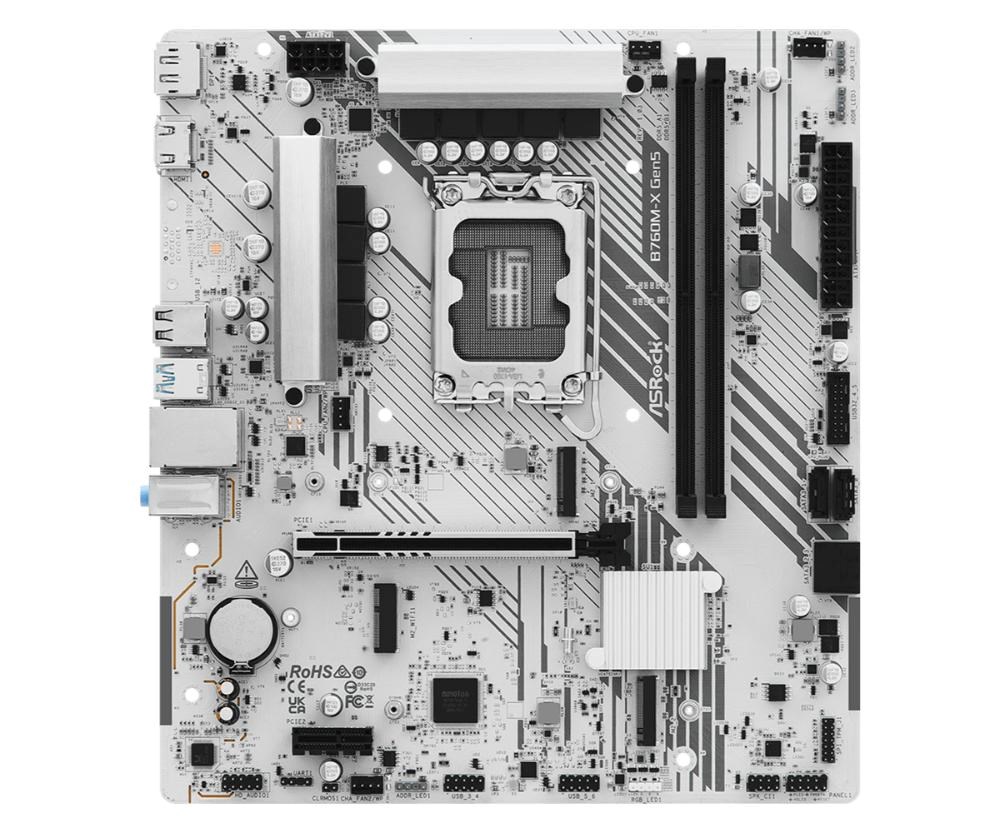 ASRock MB Sc LGA1700 B760M-X Gen5,  Intel B760,  2xDDR5,  1xDP,  1xHDMI,  mATX3 