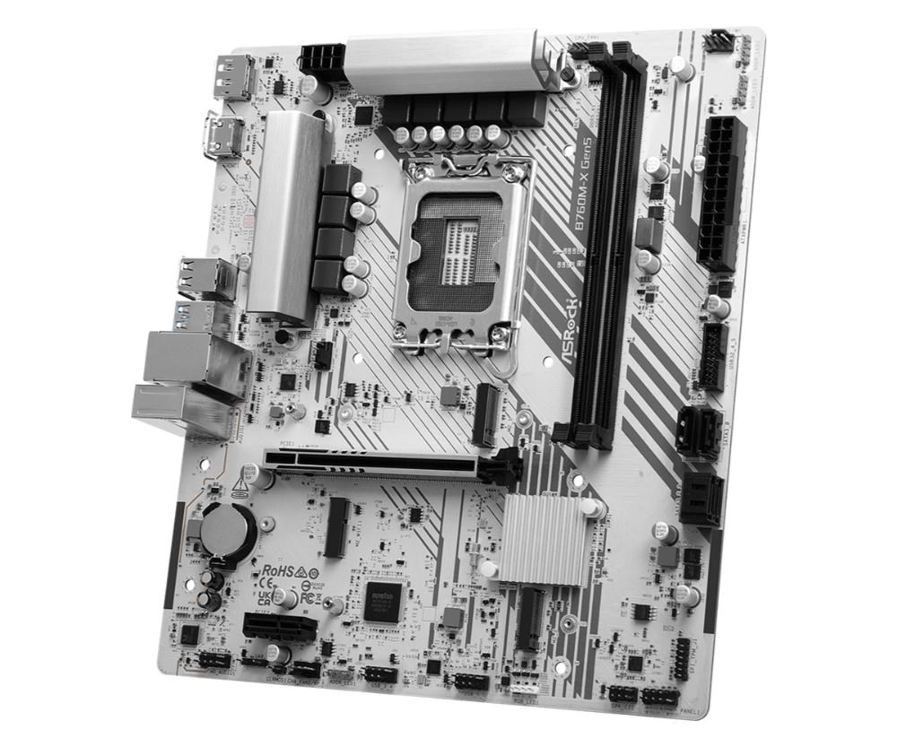 ASRock MB Sc LGA1700 B760M-X Gen5,  Intel B760,  2xDDR5,  1xDP,  1xHDMI,  mATX1 