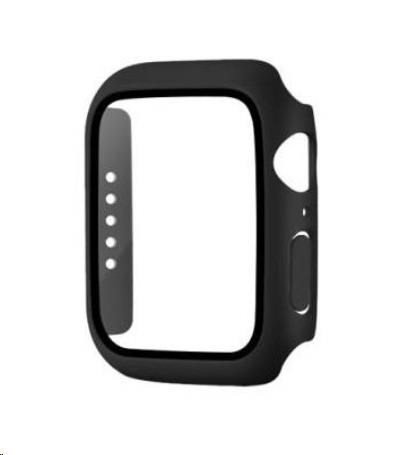 COTECi polykarbonátové pouzdro s ochranou displeje pro Apple Watch 45 mm černá1 
