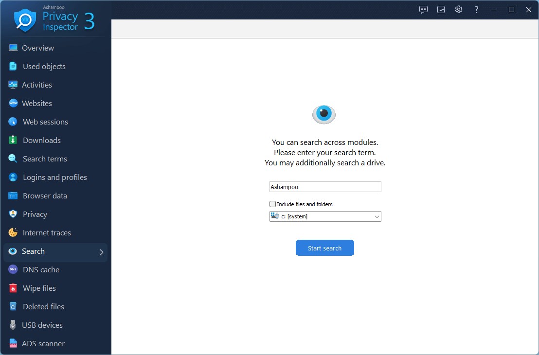 Ashampoo Privacy Inspector 34 