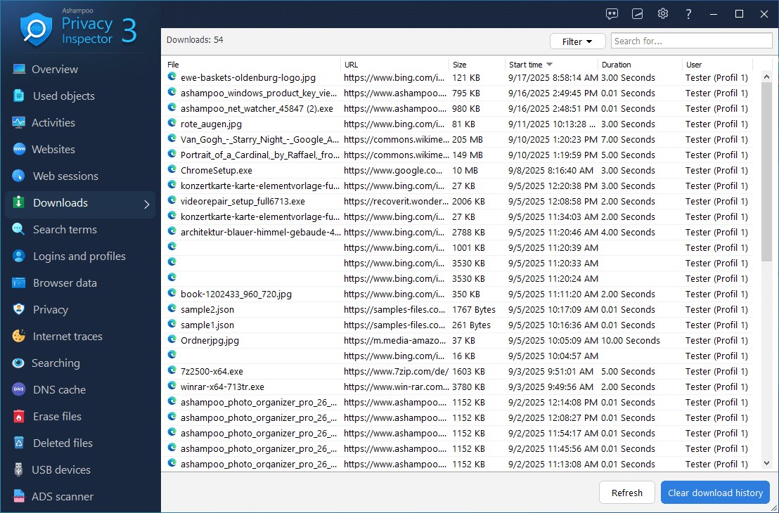 Ashampoo Privacy Inspector 38 
