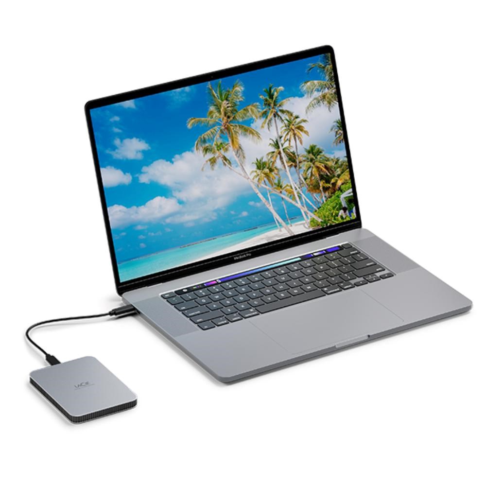 SEAGATE Externí HDD 2TB Lacie Mobile Drive,  USB-C,  Stříbrná4 